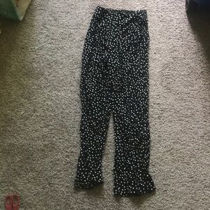 Target black and white palazzo pants